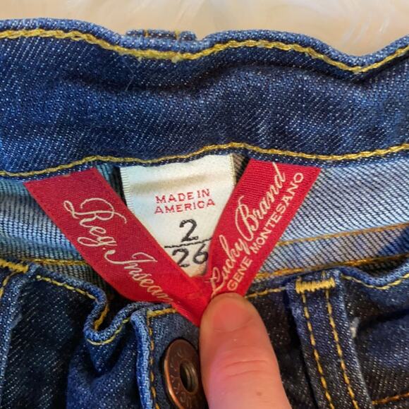 Lucky Brand Zoe Skinny Ankle Crop Jeans 2 / 26 - Picture 6 of 7